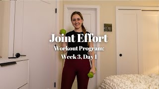 Joint Effort Week 3 Day 1: Workout Program for Ehlers Danlos, Hypermobility, and POTS
