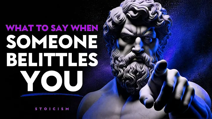 How To Respond When Someone Belittles You   Marcus Aurelius Stoicism