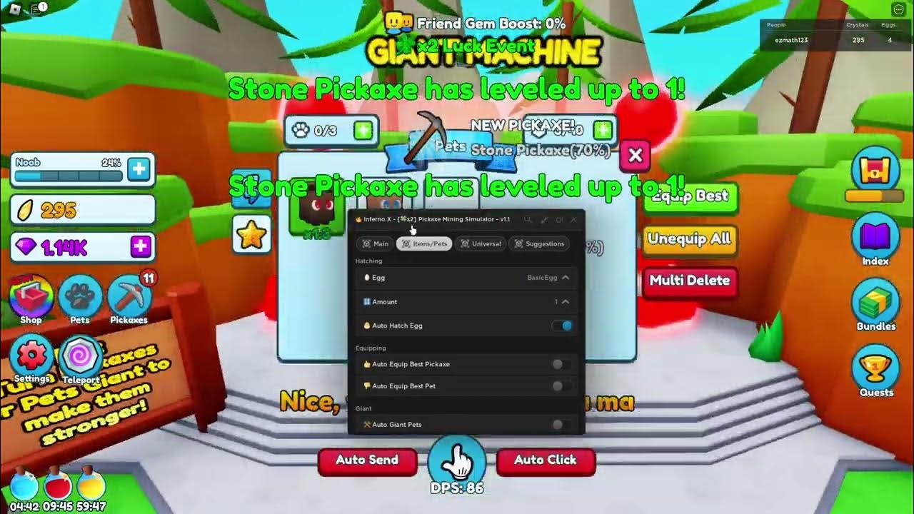  best pickaxe mining simulator script pastebin youtube