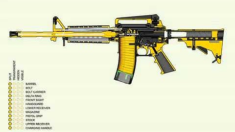 AR 15 M 16 Function Animation