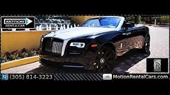 Rolls Royce Rental Miami South Beach Ghost Wraith Dawn Phantom Exotic Car Rental Miami Florida 