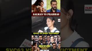 SVC63 VS SPIRIT public reaction   salman vs prabhas    who will win at box office   #shorts