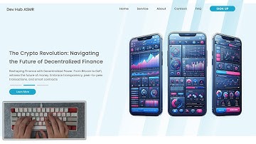 ASMR Programming - Simple Landing Page Design - No Talking
