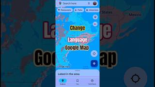 How to change Google Map Language? #shorts