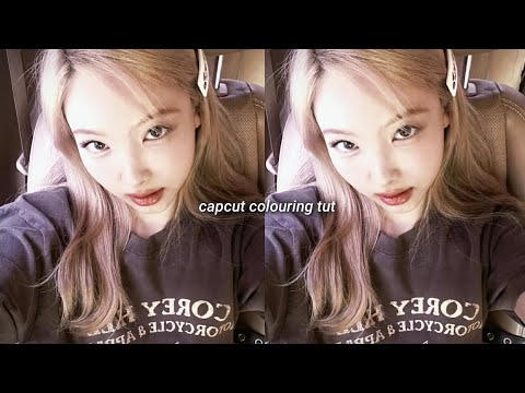 colouring tutorial #1 | capcut #kpopedit