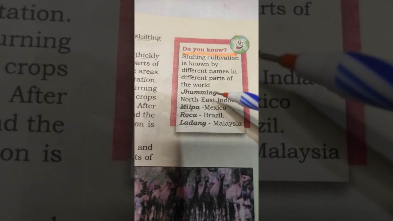 Different forms of Shifting Agriculture 🌱 |  Basic UPSC NCERT solutions | UPSC Prelims 2022 