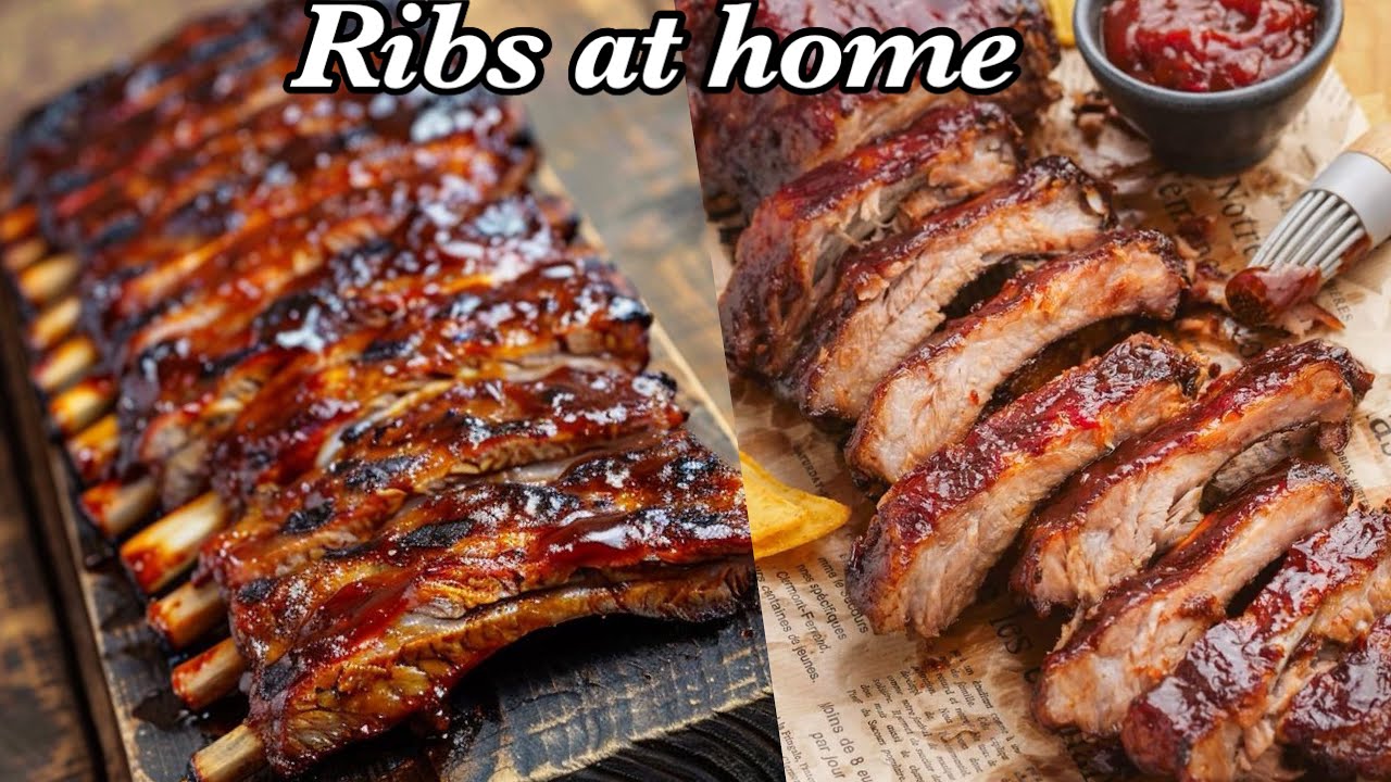 Detailed home made BBQ Ribs recipe at home ,add this to your Christmas ...