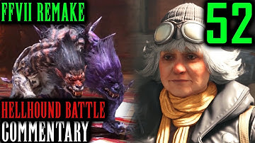 Final Fantasy VII Remake Walkthrough Part 52 - Hellhound Battle & Angel Of The Slums (Chapter 14)