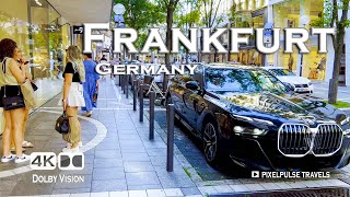 Frankfurt Walking Tour 🇩🇪 The Pulse of Modern Europe | 4K 60fps