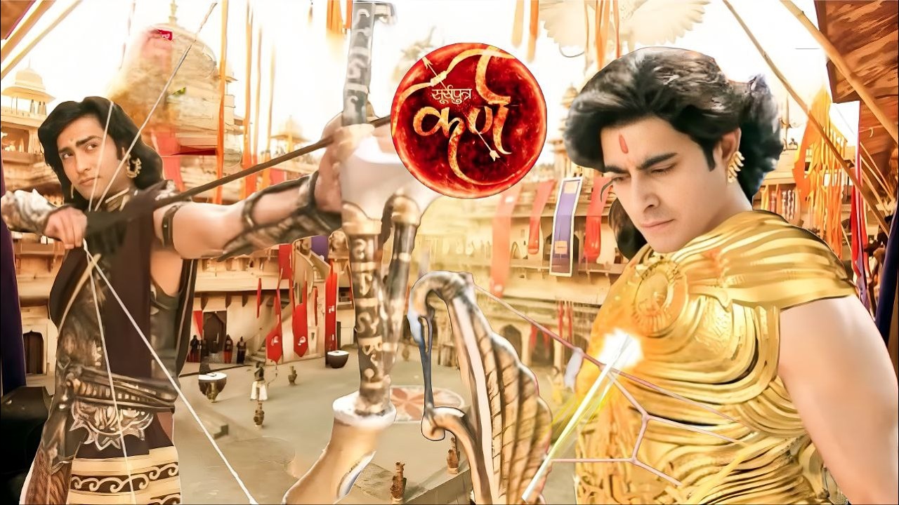 अर्जुन के बाण से कर्ण के सुरक्षा कवच ने बचाई  जान ||| Suryaputra Karn ||