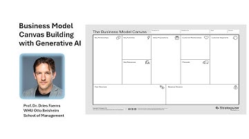 Business Model Canvas Building with Generative AI