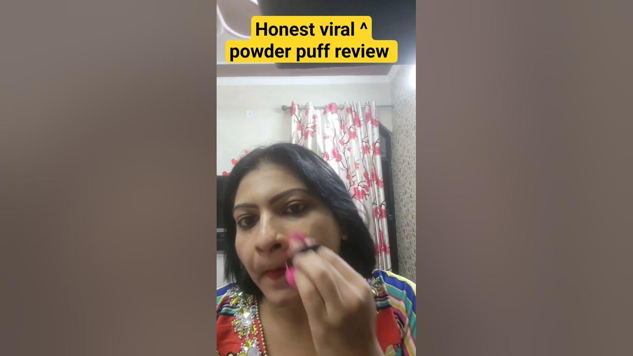 Viral Powder Puff Review shortsvideo makeuphacks makeupshorts viral-powder-puff-review-shortsvideo-makeuphacks-makeupshorts