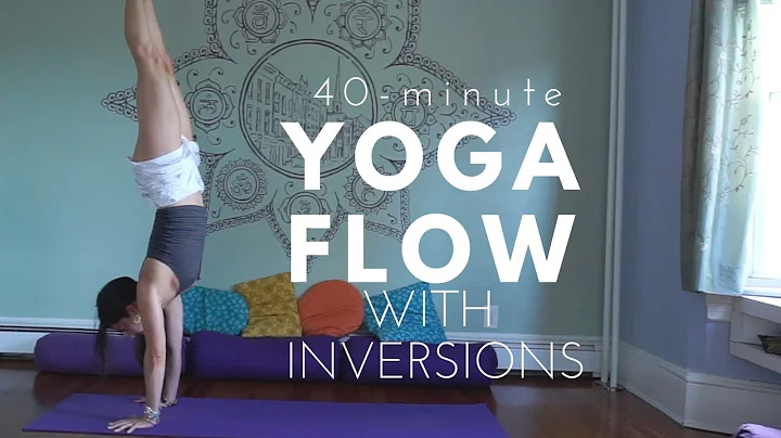 A Peaceful Yoga Flow with Inversions - 40 Mins - H...
