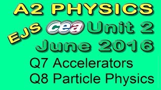CCEA A2 Physics Unit2 June2016 Q7&8