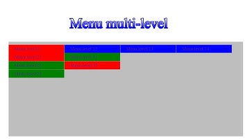 How to create MENU with HTML and CSS part 6