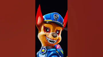 Chase Paw Patrol As Monsters Creepy Shorts Pawpatrol Fyp Papel Nick 