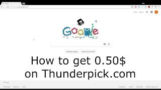 Thunderpick - FREE 0.50$!! No Deposit needed!! FREE LINK and CODE