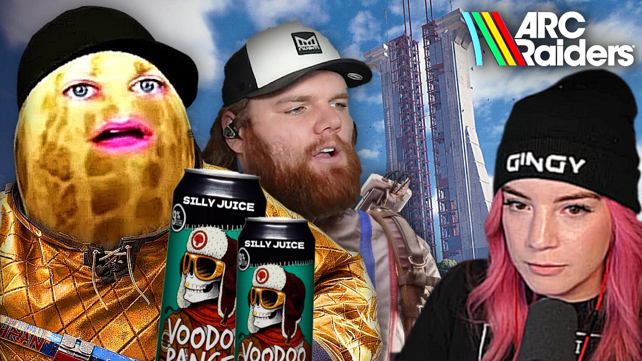 Peanut Loves Drinking on Slur Saturday! | ARC RAIDERS with Gingy & HutchMF