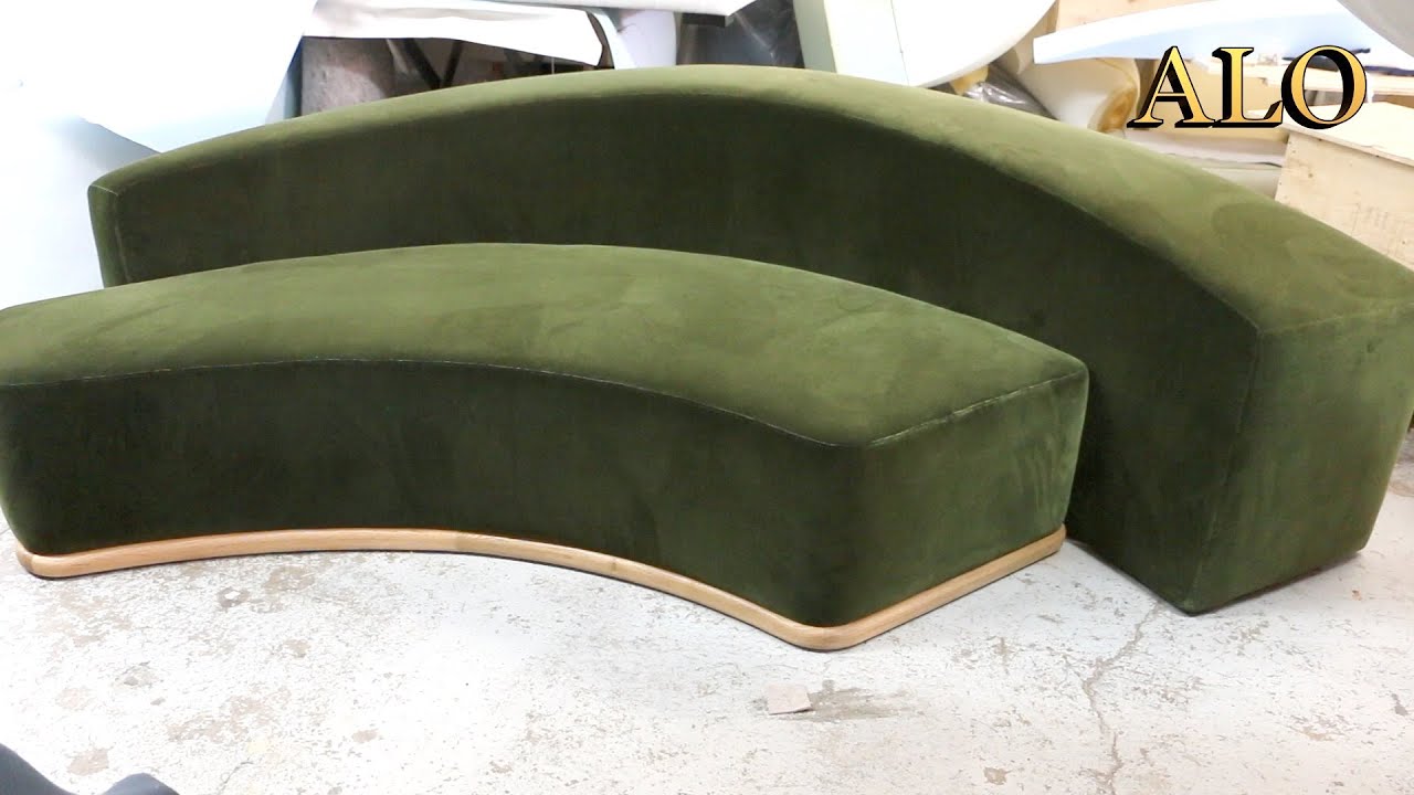 HOW TO UPHOLSTER A SOFA ALO Upholstery YouTube