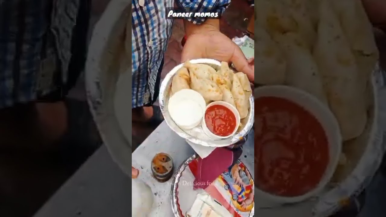 Sarojini Nager Famous Paneer Momos In Just Rs 60 Short Delhistreetfood Foodlover Paneermomos
