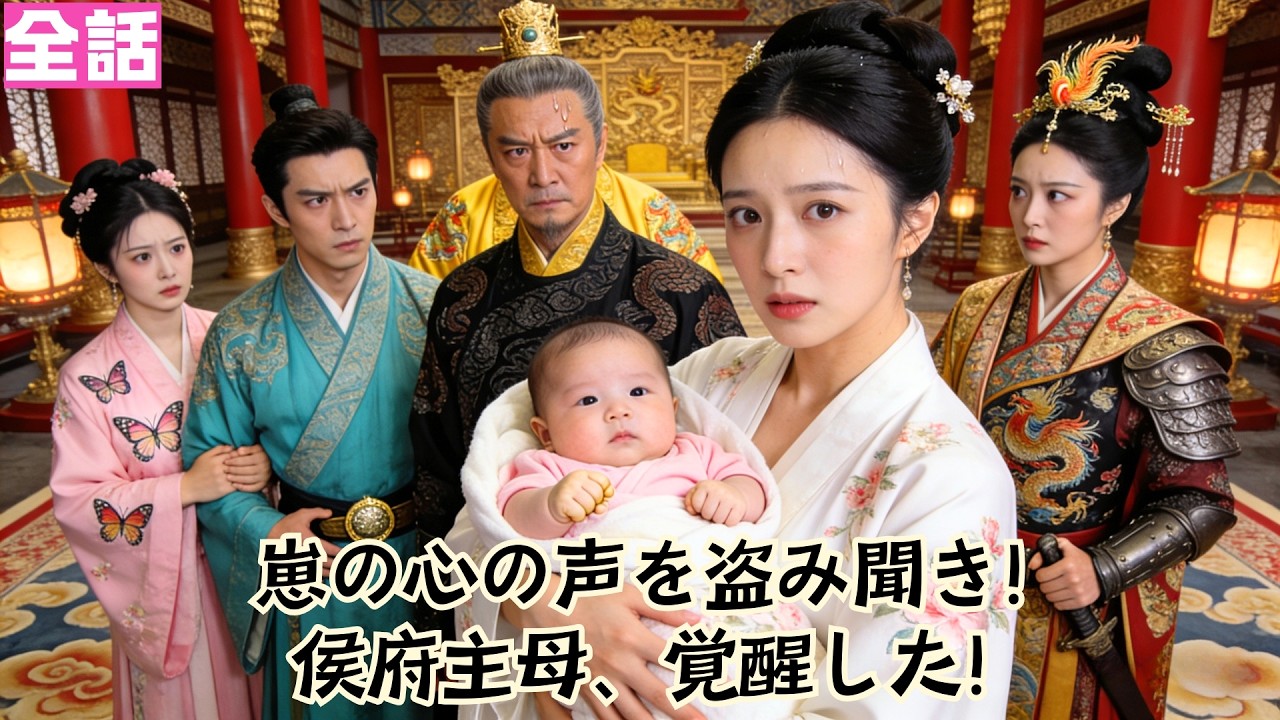 【日本語吹き替え】赤ちゃんの心の声を盗み聞きした後、侯府の実母が猛威を振るい始めた！！！#短編ドラマ  #minidrama