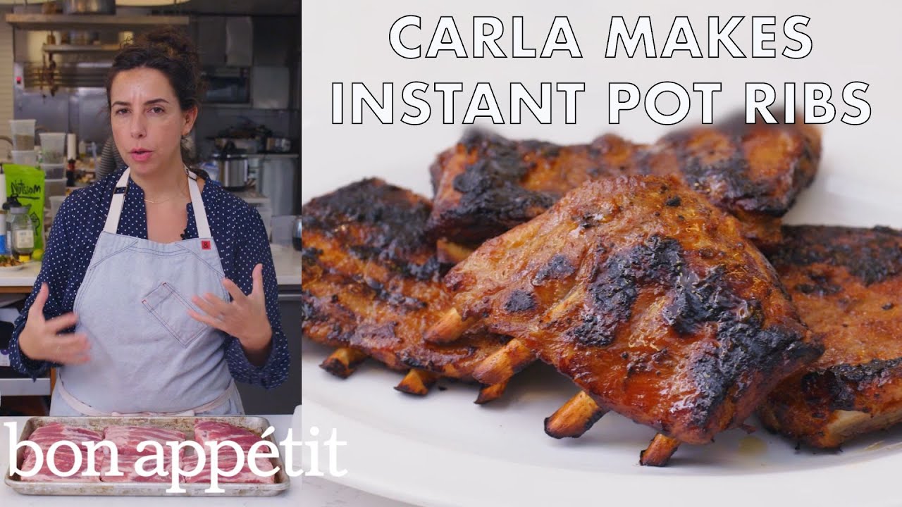 Carla Makes Instant Pot Ribs   From the Test Kitchen   Bon Apptit