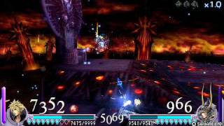 DISSIDIA FINAL FANTASY REPLAY level 100 Cloud vs level 105 cpu WOL