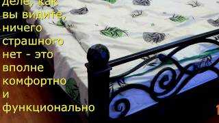 Кованая кровать в интерьере металл дерево изготовление в Днепропетровске под заказ Кованая кровать в интерьере металл дерево изготовление в Днепропетровске под заказ