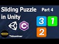 How to create Sliding Puzzle in Unity - Part 4 (Checking if the puzzle is solved and Timer)