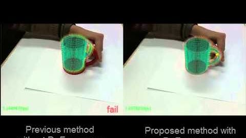 Robust model-based tracking considering changes in the measurable DoF of the target object