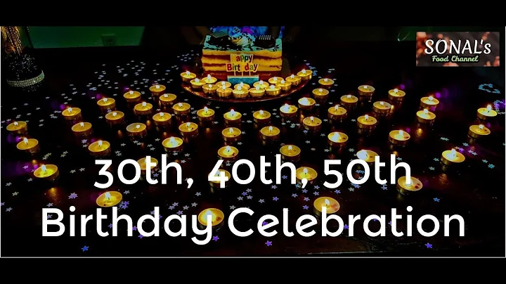 DIY | Birthday Decoration Ideas for adults | 30th, 40th, 50th, 65th at Home