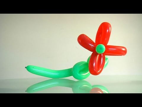 Video: Wie Man Blumen Aus Ballons Macht Make