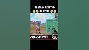 Jonathan Reaction On Cycle 😂 Wait For End 😂 #shorts #pubgmobile #bgmi #viral #funny