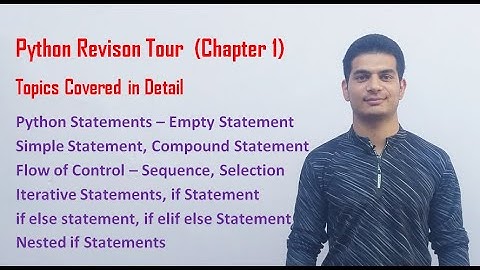 Python Revision Tour | Class 12 Computer Science with Python (Video 6)