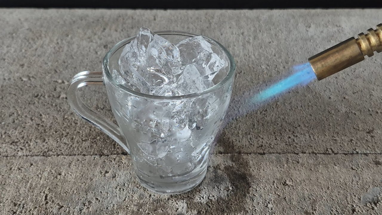 🔥Burner vs GLASS CUPS – Empty vs Water vs Ice 