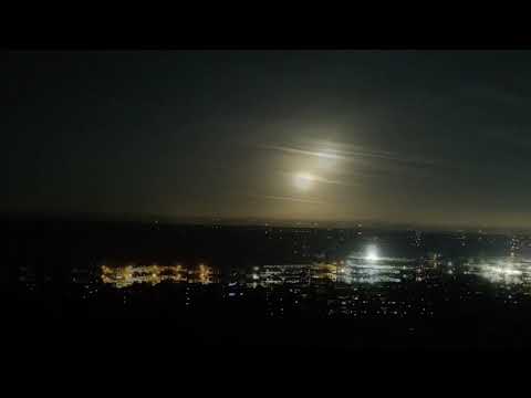 Slow motion moon