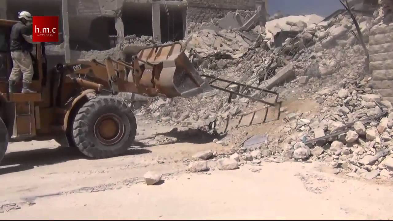 حلب الأنصاري دمار مدرسة عين جالوت جراء القصف الهمجي 30 4 2014