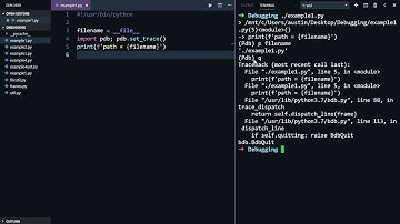 Start Python Debugging With pdb