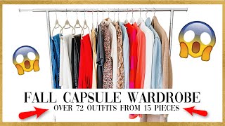 HOW TO BUILD A CAPSULE WARDROBE: FALL 2020 - 105+ outfits from 15 pieces!