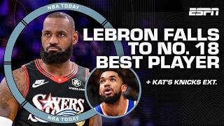 KAT's stagnant contract extension leaves 'cloud' over NYK   LeBron James ranked No. 18⁉️ | NBA Today