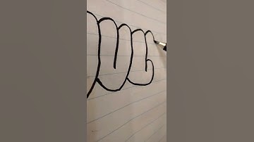 How to write "July" in bubble letters|pen and me|#shorts