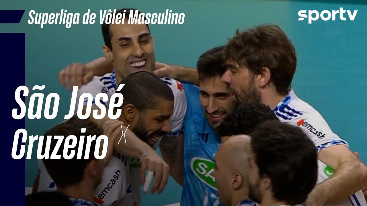 SÃO JOSÉ 0 X 3 CRUZEIRO | MELHORES MOMENTOS | SUPERLIGA DE VÔLEI MASCULINO 2024/25 | sportv