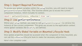 How To Access Global Variables In Vuetify 3 Setup With Vue 3