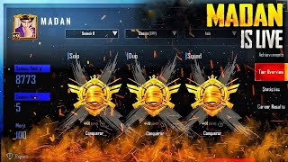 conqueror push to Top 100 ranking #bgmi  #bgmilive  #madan  #madanop  #pubgmobile screenshot 3