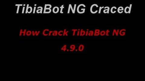 TibiaBot NG 4.9.3 for free !! Craced TIBIA 8.54