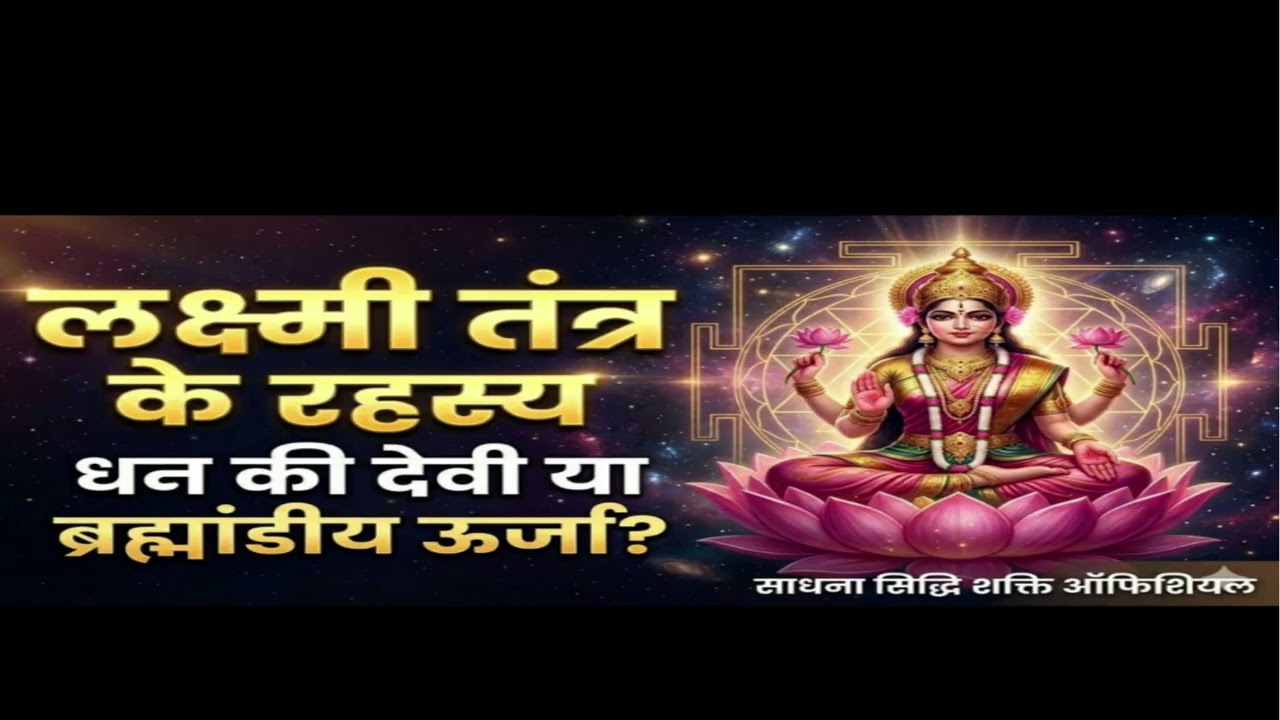 Lakshmi Tantra: Dhan, Shakti aur Adhyatm ka Rahasya