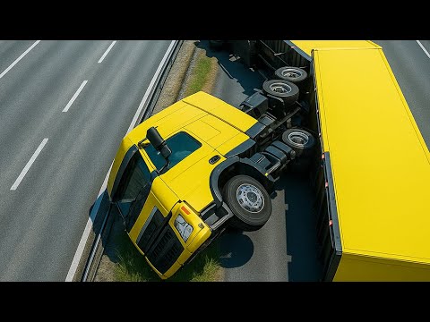 Big Rig Overturns on the Highway | Truck Simulation Game - YouTube