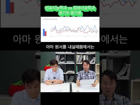 생기부 평가중 인공지능학과 vs 컴퓨터공학과