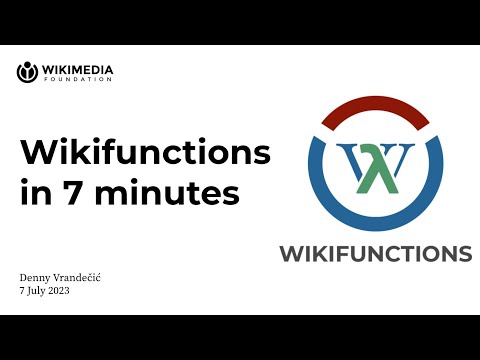 Wikifunctions in 7 minutes