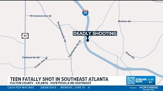 Teen killed in shooting in Atlanta identified